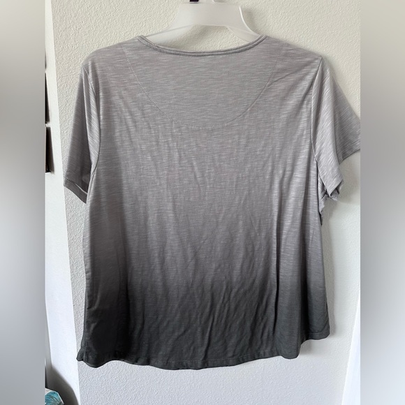 Allison Daley Gray Graphic Short Sleeve T-Shirt - Picture 3 of 4